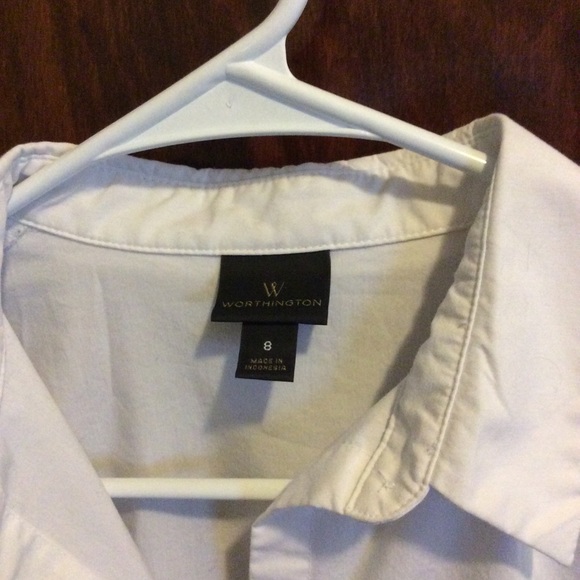 White button up - Picture 3 of 3